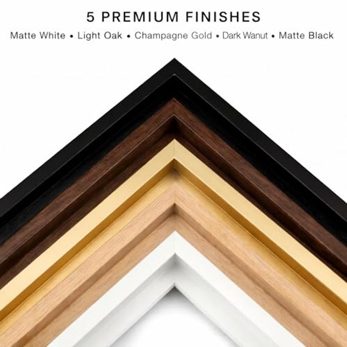 ART Floating Canvas Frame for 1"1.25" Deep Gallery-Wrapped Canvas, Wood-Look Floater Frame for Stretched Canvas Prints & Wall, Light Oak, 8" x 8" - Image 3
