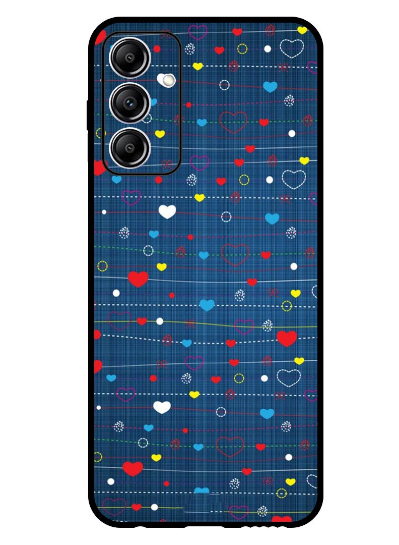 Protective Case Anti Scratch Shock Proof Bumper Cover For Samsung Galaxy A15 Heart Strings