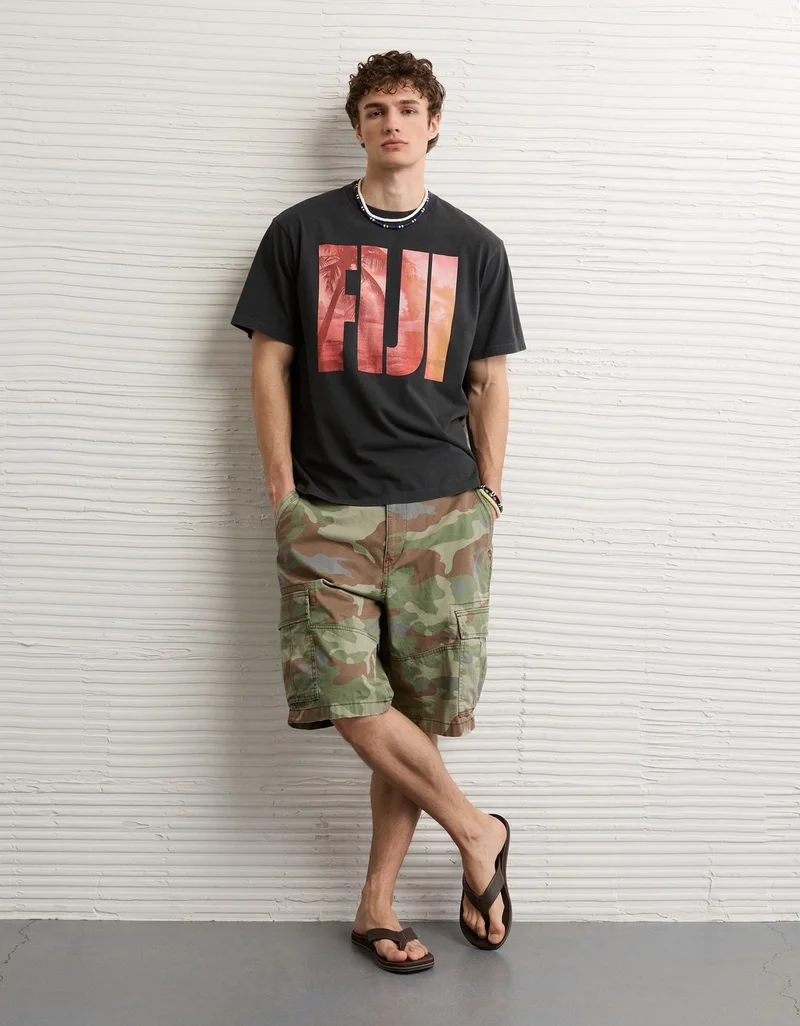 American Eagle  AE Standard Fit Destination Graphic T-Shirt for Men | Best Price UAE