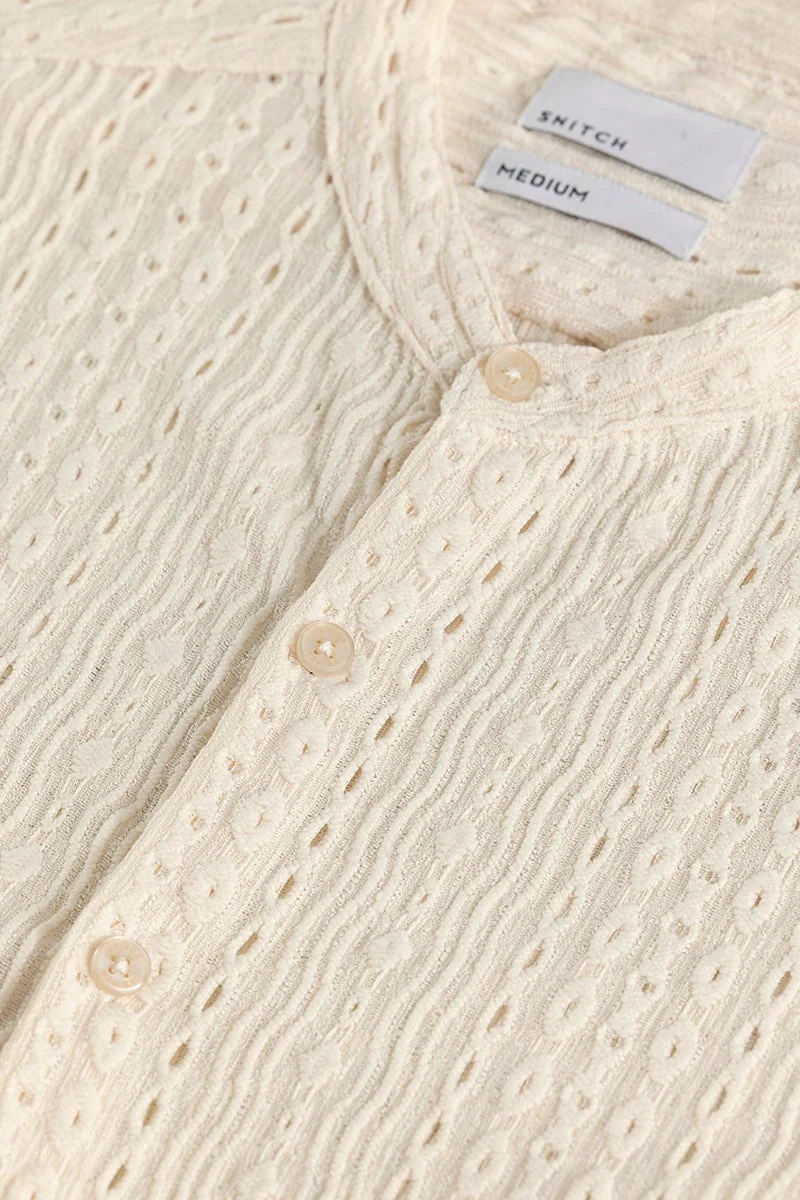 SNITCH CraftedCanvas Cream Shirt
