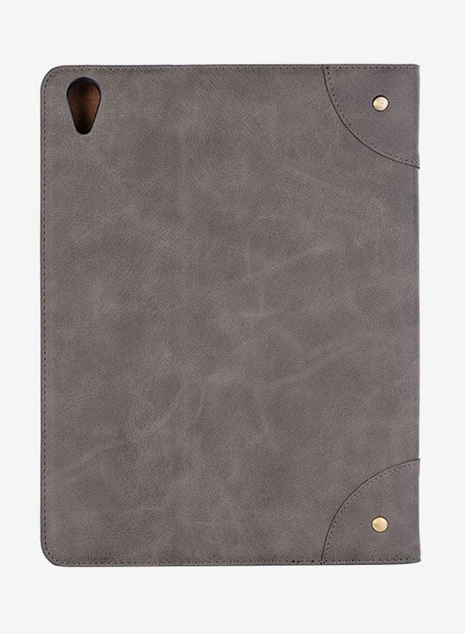 NIBEMINENT FliP Case Cover For iPad Pro 12.9 Grey - Image 2
