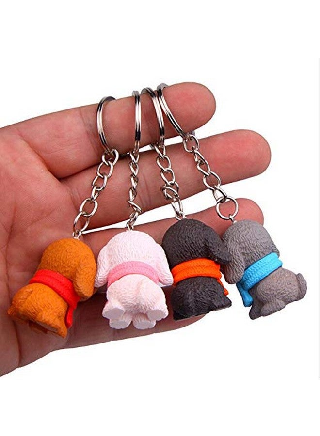 RainSound PVC Dog Cute Animal Keychain (Pack of 4) - Image 4