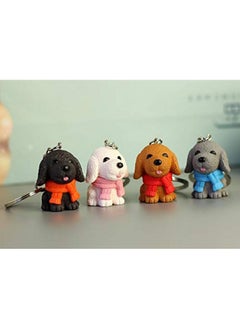 RainSound RainSound PVC Dog Cute Animal Keychain (Pack of 4)  - Image 2