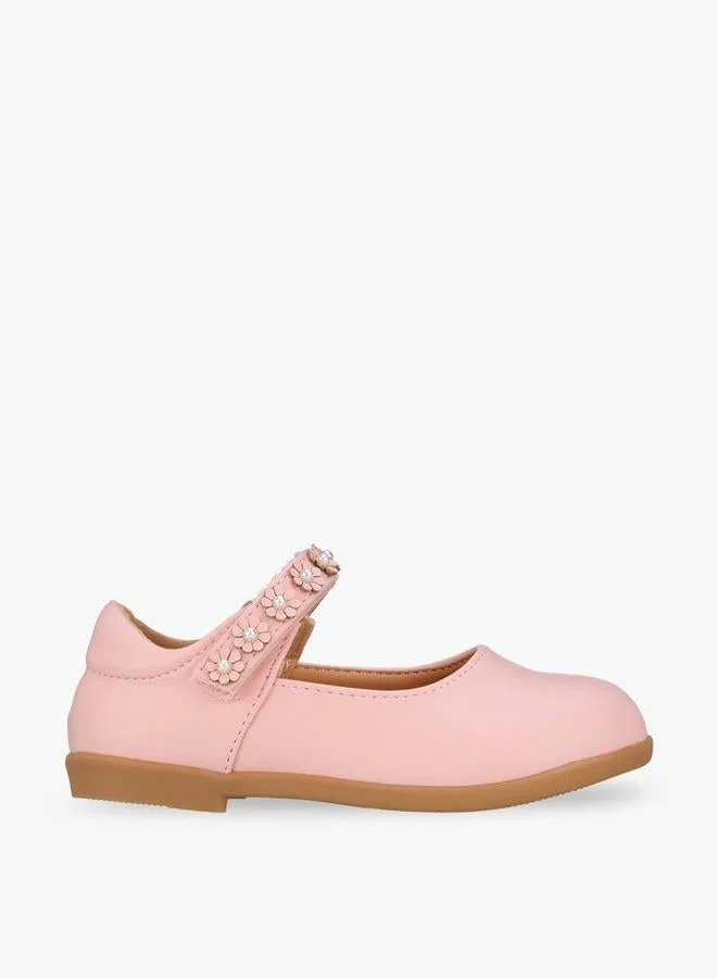 Flora Bella By Shoexpress Girls Hook & Loop Mary Jane Shoes
