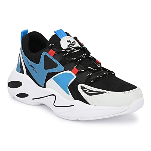 Amico Men's & Boys Multicolor Running Casual Sports Shoes (Blue, Numeric_6) - Image 1