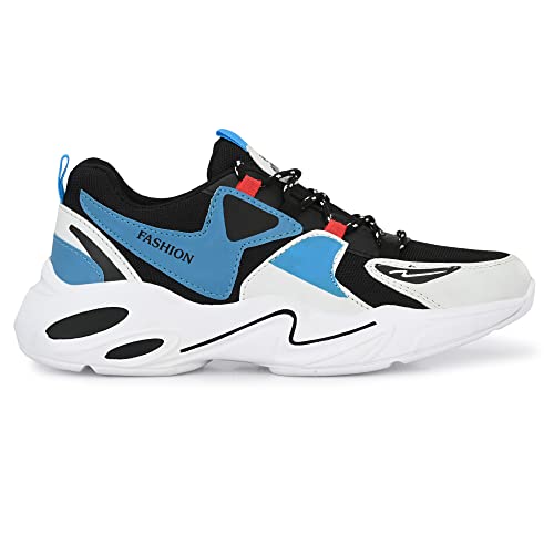 Amico Men's & Boys Multicolor Running Casual Sports Shoes (Blue, Numeric_6) - Image 4