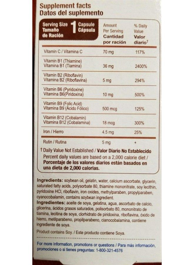 Bedoyecta Multivitaminico Multivitamins 30 Capsules (2Pack)(Total:60Caps) - Image 2