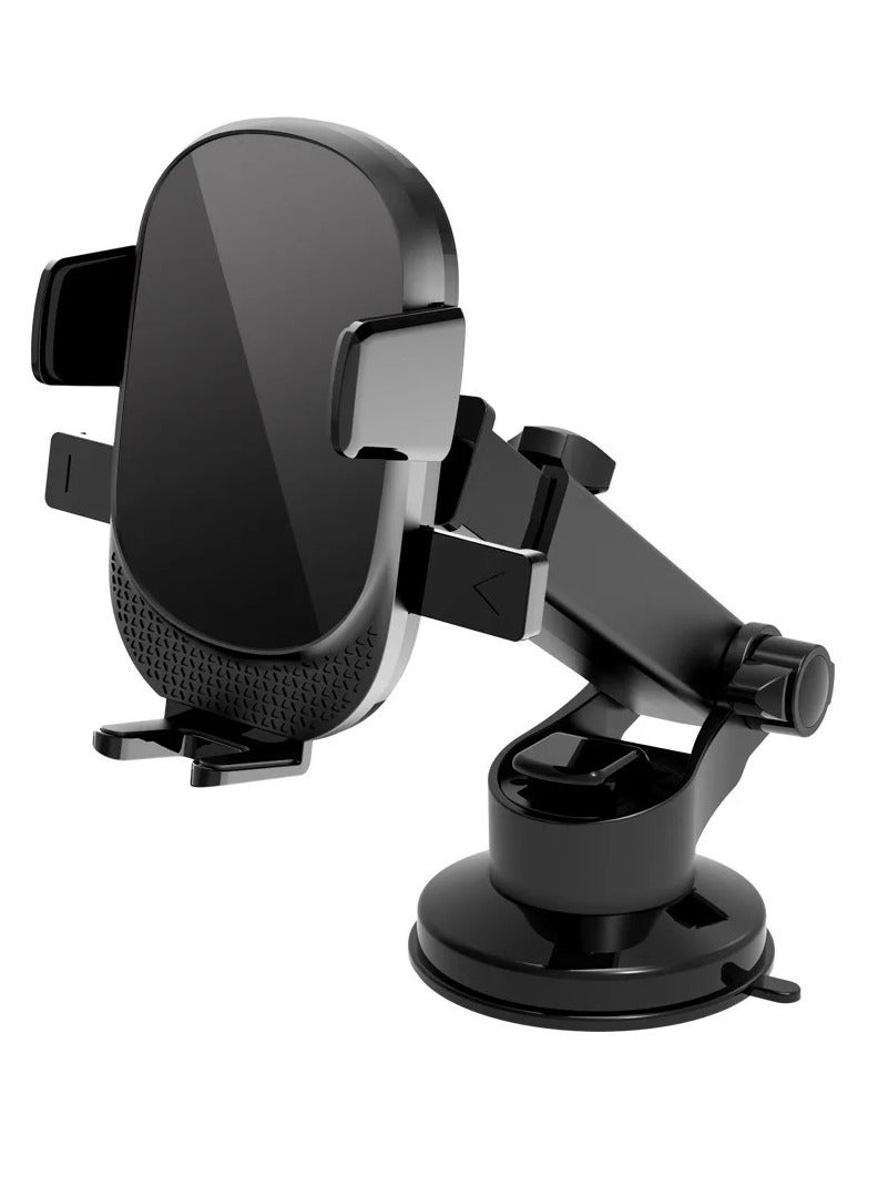 Suction Cup Car Holder  Adjustable 360 Degree Rotation Car Holder Stand Compatible With All Mobiles - Image 1