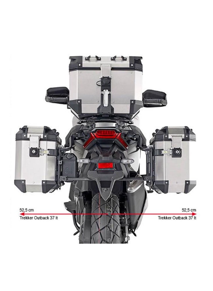 Givi Specific PL ONE-FIT Side Pannier Rack – Monokey® Cam-Side Trekker Outback Panniers for Honda X-Adv (2021–2025) - Image 2