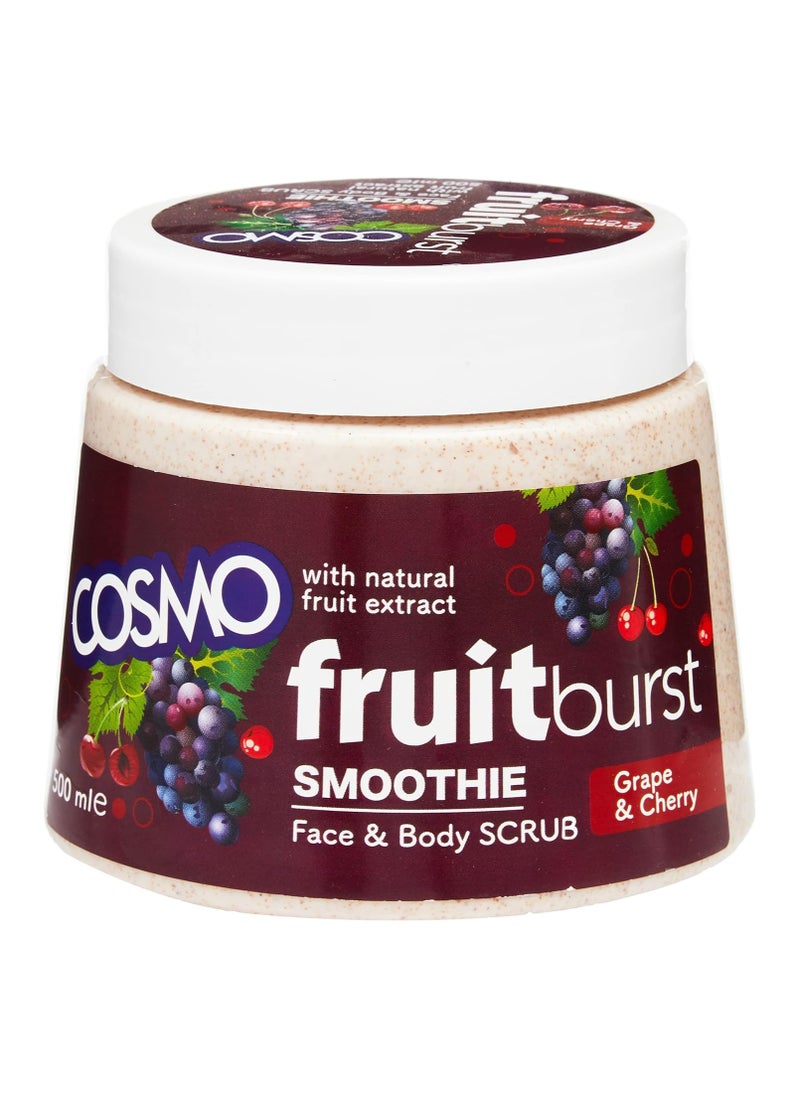 COSMO Smoothing  Face And Body Scrub Grape And Cherry 500 ml  - Image 1