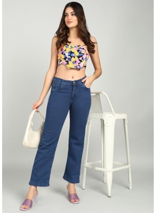 Nifty Women's Denim Stretchable Straight Fit Jeans - Image 4