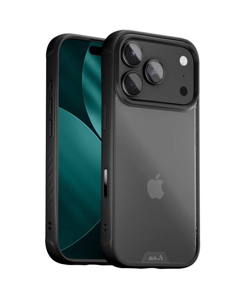 Mous for iPhone 17 Pro Max Case Clear Camera Control Cover Clarity AntiYellowing Shockproof Cover for iPhone 17 Pro Max Scratch Resistant Crystal Clear Slim Design - Image 2