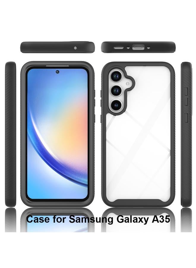 اس-توب جراب لهاتف Samsung Galaxy A35 5G Starry Sky بلون سادة مقاوم للصدمات من مادة TPU الشفافة - Image 3