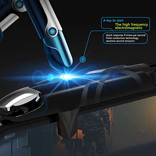 Heayzoki Mobile Game Joystick, Phone Controller Mobile Controller Pulse Automatic High Frequency Click 4 Speed Mobile Game Controller for Gamepads, Android Gaming [Video - Image 4