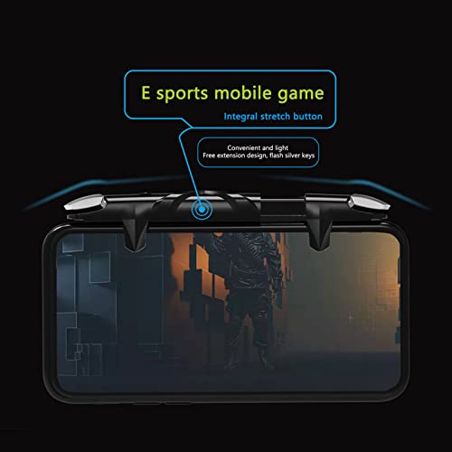 Heayzoki Mobile Game Joystick, Phone Controller Mobile Controller Pulse Automatic High Frequency Click 4 Speed Mobile Game Controller for Gamepads, Android Gaming [Video - Image 2