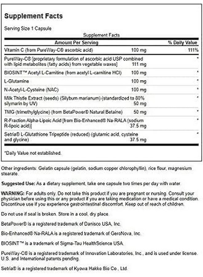 Swanson Dr. Stephen Langer's Glutathione Precursor Complex 60 Capsules - Image 2