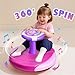 VROGTIK Sit and Spin Toys for Toddlers 13 Girls 360 Toddler Spinning Seat with LED Lights and Music Christmas Birthday Gift for 1 2 3 Years Old Girl Sensory Toys Toddler Activities - Image 4