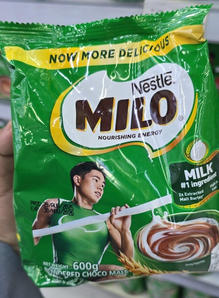 G - Milo Powdered Choco Malt Milk Drink 600g