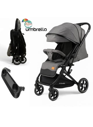 Stroller X8 Pro High Quality Flip-Up Arm with Dining Table - gray