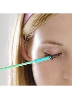 g2plus 100Pcs Silicone Eyelash Brushes Mascara Brushes Wands Applicator Makeup Kits For Makeup Personal Care And Eyelash Extensions (Green)  - Image 4