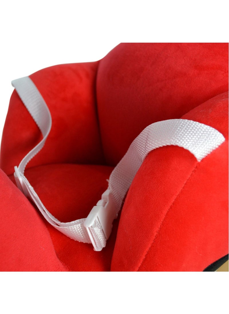 null - Rocking Ladybug for Baby and Child Sturdy Construction Cuddly Soft with Sound Effects - Image 1