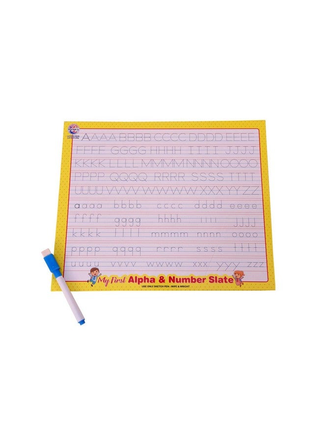 راتاناز مجموعة RATNA التعليمية My First Alpha and Number Slate Deluxe للأطفال لبدء التعلم في مرحلة ما قبل المدرسة في المنزل - Image 1