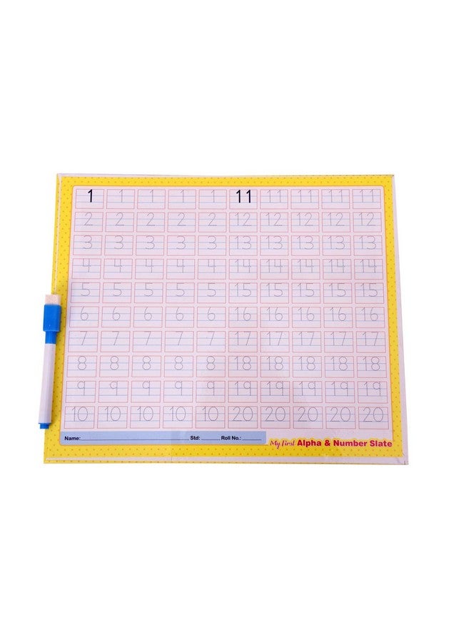 راتاناز مجموعة RATNA التعليمية My First Alpha and Number Slate Deluxe للأطفال لبدء التعلم في مرحلة ما قبل المدرسة في المنزل - Image 2