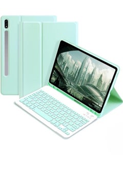 General Arabic and English Keyboard Case Compatible with Samsung Galaxy Tab S10 Ultra 14.6 Inch 2024, with Detachable Keyboard and Protective Case with Pen Slot  - Image 1