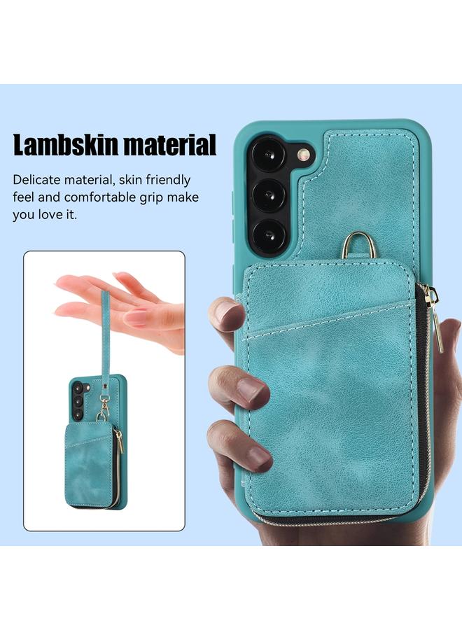 S-TOP Case For Samsung Galaxy S23 5G Zipper Card Bag Back Cover Phone Case - Image 3