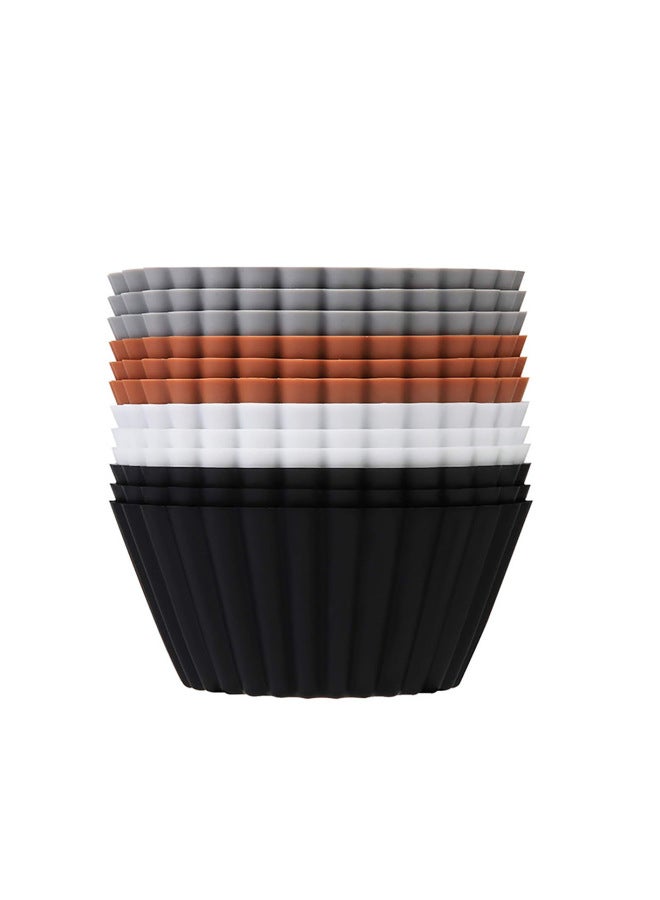 Mafen Cup Round Cake Cup Silicone Egg Tart Mold Silicone Pudding Cake Mold Diy Baking Mold-Specifications:5.5g - Image 5