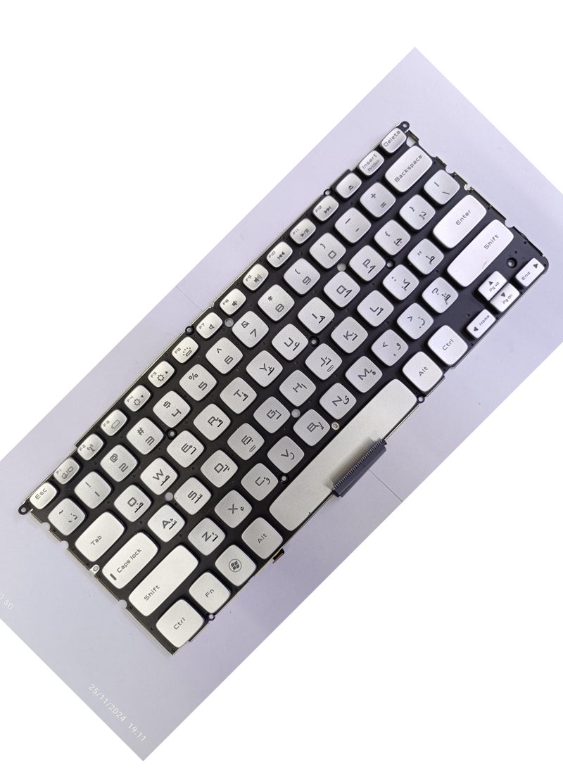 ان ام تي DELL LAPTOP KEYBOARD STUDIO XPS 14Z L412Z 15Z L512Z U\S BACKLIT KEYBOARD T8TVR 0T8TVR  - Image 3
