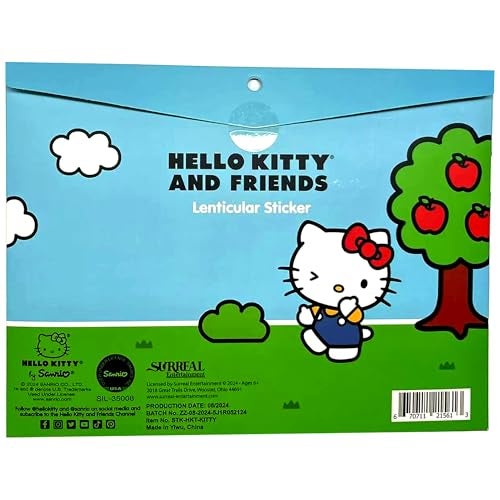 Hello Kitty Officially Licensed Hello Kitty Large Car Sticker Decal - Waterproof, 9" Lenticular, Party Favor - Image 3