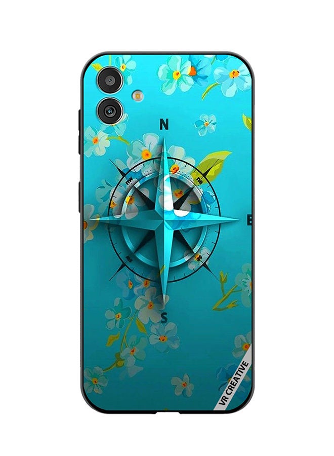 VR CREATIVE Protective Case Cover For Samsung Galaxy M13 5G Compass Design Multicolour - Image 1