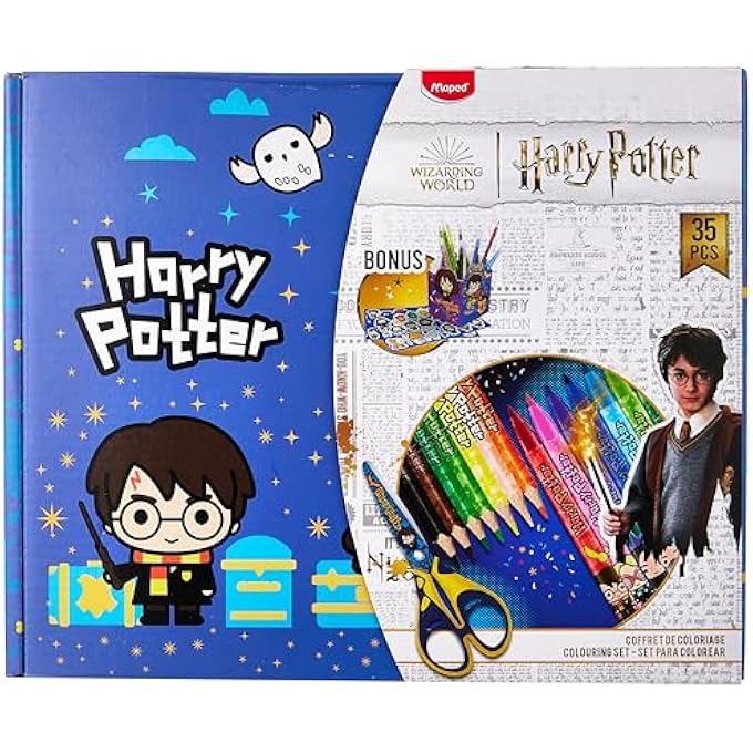 HARRY POTTER COLOURING SET 35 PIECES MULTICOLOR - Image 2