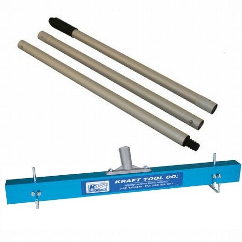 Kraft Tool CC975 24 Gauge RakeLeveler w3piece Aluminum Handle