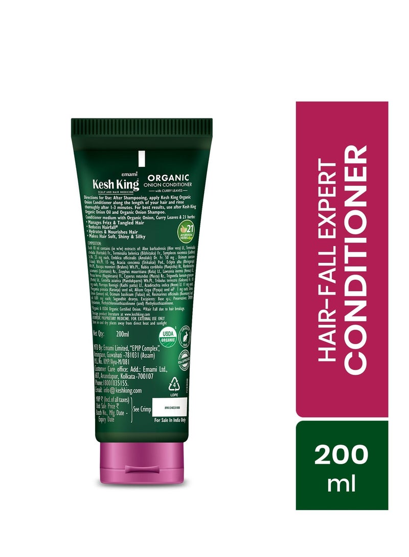 Kesh King Ayurvedic Scalp and Hair Medicine Organic Onion Conditioner 200ml - Image 2