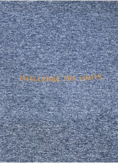 Styli Minimal Print Melange Knit Round Neck T-Shirt  - Image 3