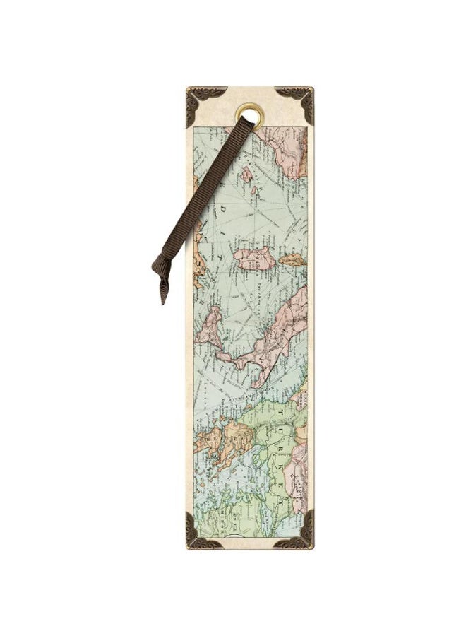 أي إف علامات مرجعية مطبوعة بارزة لوحة خريطة مغلفة - Image 2