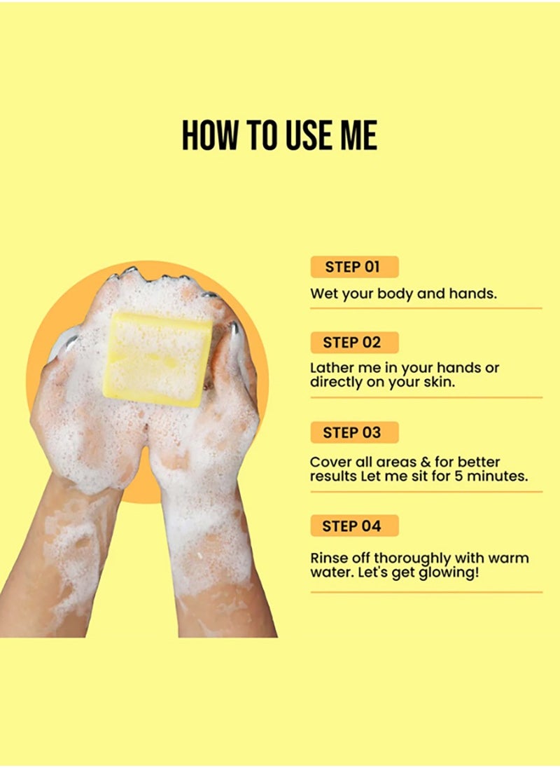 GHAR SOAP - GHAR SOAPS Kojic Acid 2 % Soap with Niacinamide | For Pigmentation, Sun damage, Brightening Underarm & Reduces Dark Spot | Soap for Men & Women | Suitable for All Skin Types - Image 1