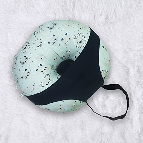 Kradyl Kroft 5in1 Baby Feeding Pillow with 100% Cotton Removable Cover | Breastfeeding Pillow | Nursing Pillow with Belt and Hoop (Koala) - Image 2