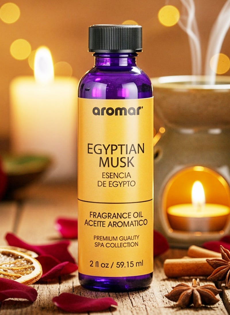 Aromar Spa Aromatic Oil  Egyptian Musk Fragrance, 59.15ml - Image 1