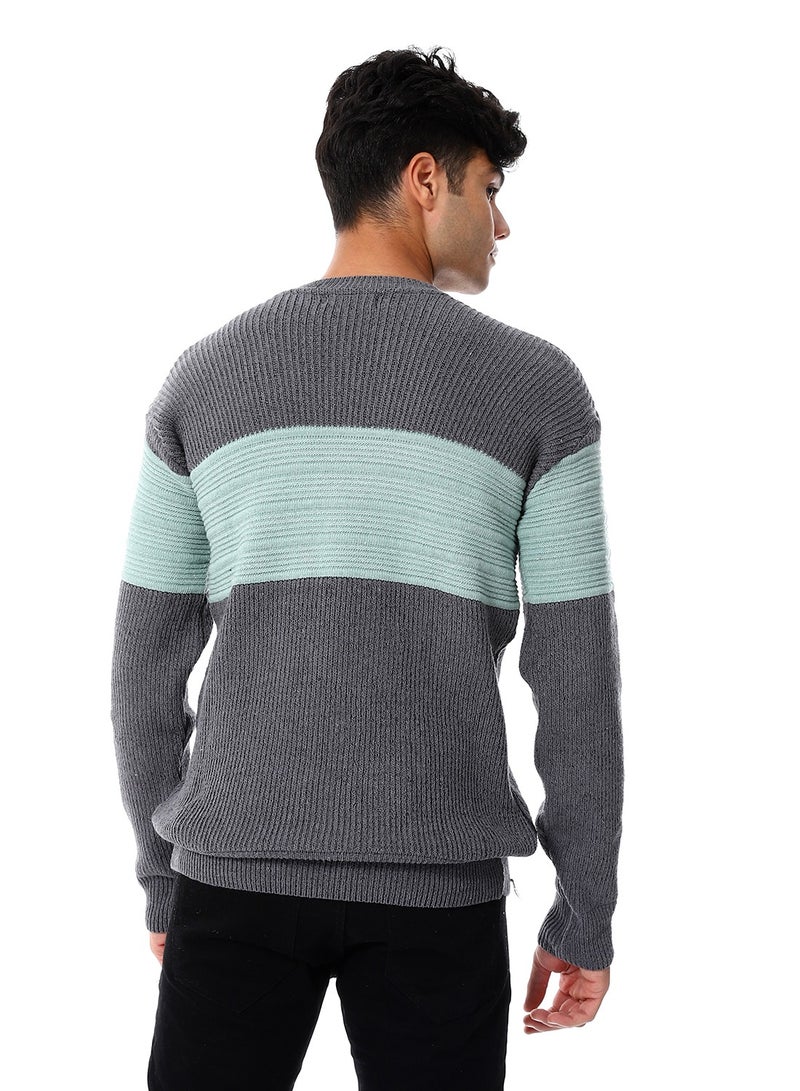 Caesar Wool Mens Pullover With Multi Design  - Image 4