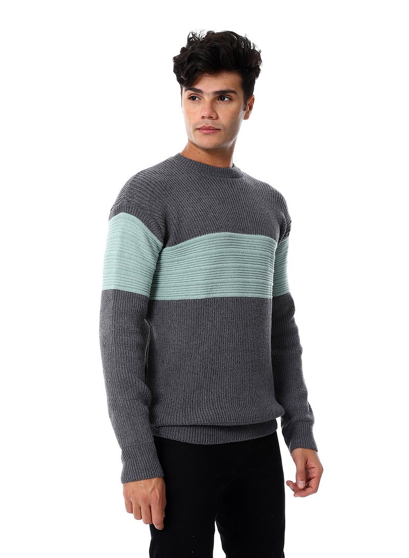 Caesar Wool Mens Pullover With Multi Design  - Image 3