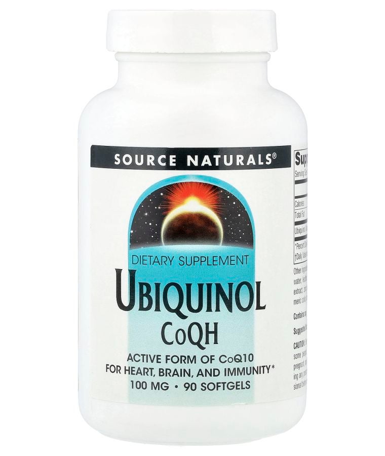 Ubiquinol CoQH 100 mg 90 Softgels