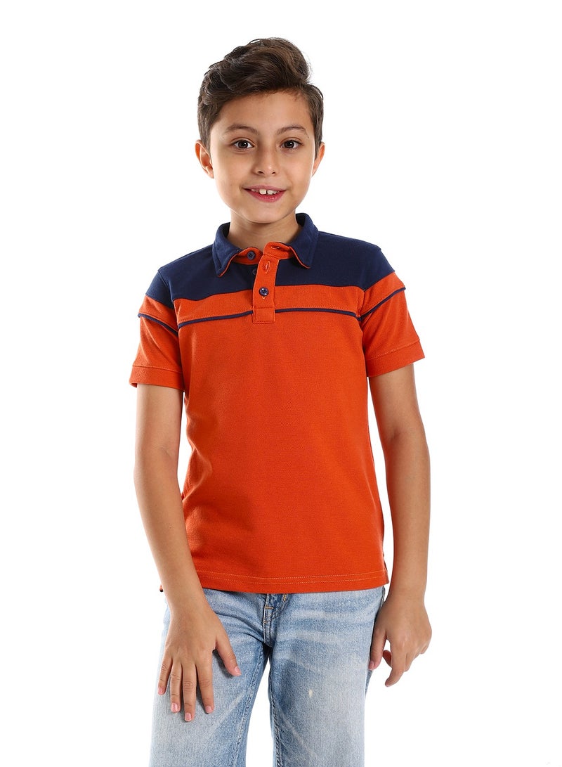 Caesar Boys Collared Neck Polo Shirt - Image 1
