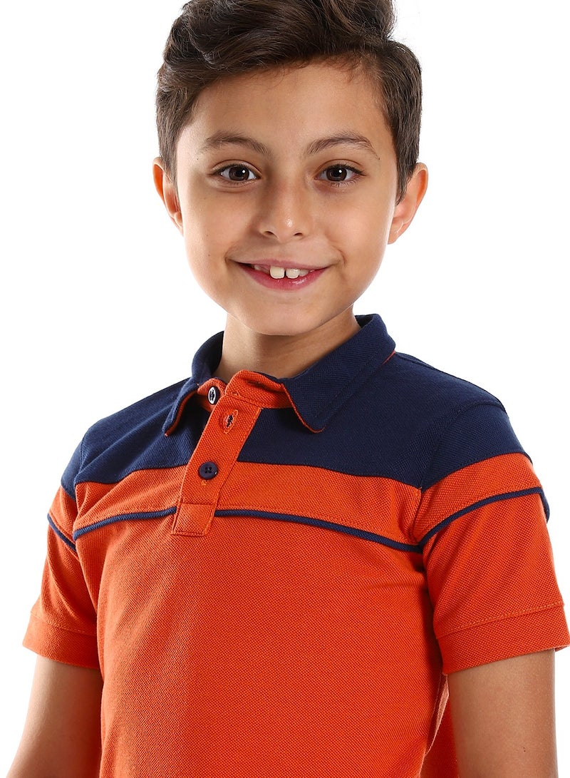 Caesar Boys Collared Neck Polo Shirt - Image 3