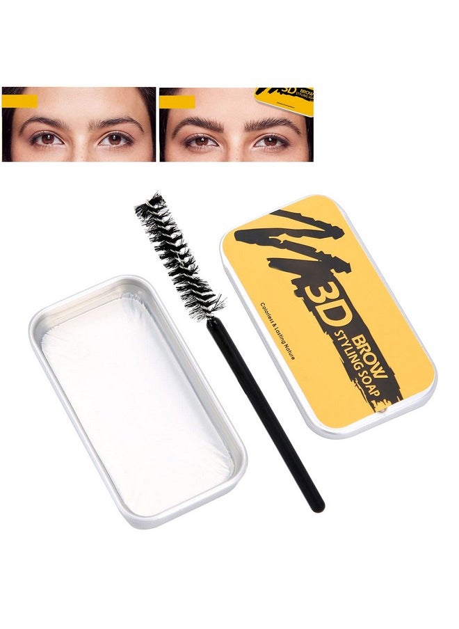 ZJchao - 10G Eyebrow Soap Brows Styling Soap Long Lasting Eyebrow Setting Gel Waterproof Smudge Proof Eyebrow Wax For Brows Shaping Defining - Image 1