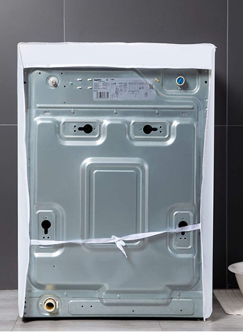 Waterproof Washing Machine Cover Dustproof Sun Protection Washer/Dryer Cover for Top Load Machine Easy to Use Washer Dryer Machine Protection Case Washing Appliance Protectors Bear  2pcs - Image 4