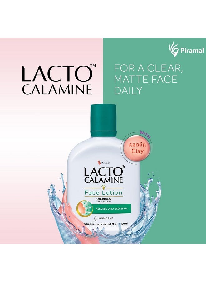 Lacto Calamine Face Lotion | 60 Ml | Daily Moisturizer For Face - Combination To Normal Skin | Kaolin Clay & Aloe Vera | Abosrbs Excess Oil | Fights Pimples, Darkspots & Blackheads | Body Lotion  - Image 2