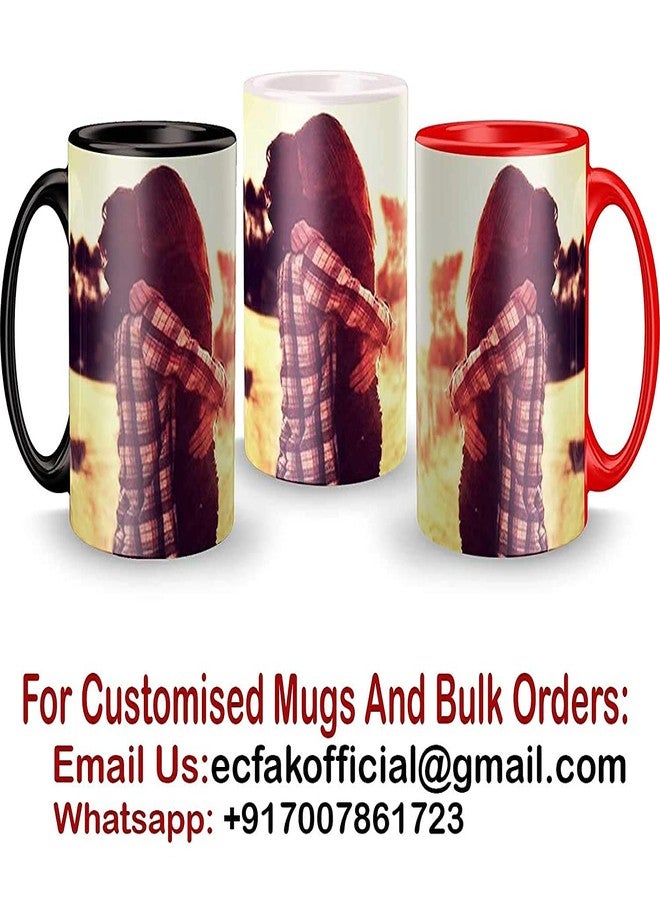 ECFAK Physics Equation Printed Black Ceramic Coffee/Tea Mug (11 Oz Cup) Best For The Science Rules Learner, 325 milliliter - Image 3